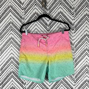 Chubbies Rainbow Speckle Swim Trunk Shorts 30